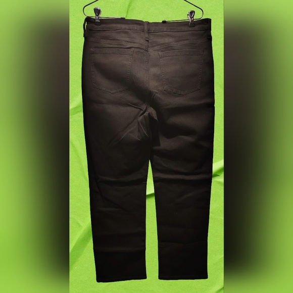 Buffalo David Bitton Alyssa High Rise Straight Leg Black Jeans SZ 12/32 NWT - Picture 7 of 9